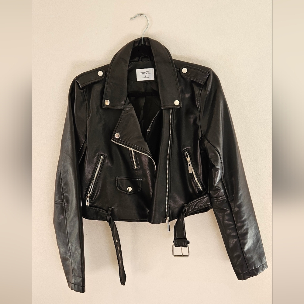 Faux Leather Jacket